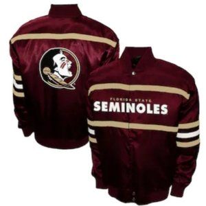 FSU Seminoles satin jacket-large